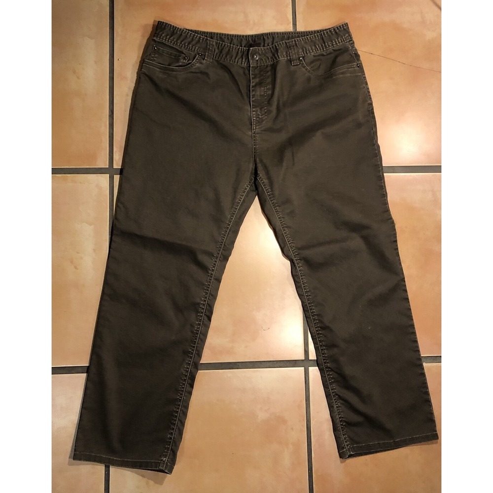 PrAna Pants Men 40x30 Brown Bridger Jeans Slim Fit Stretch Denim Outdoor